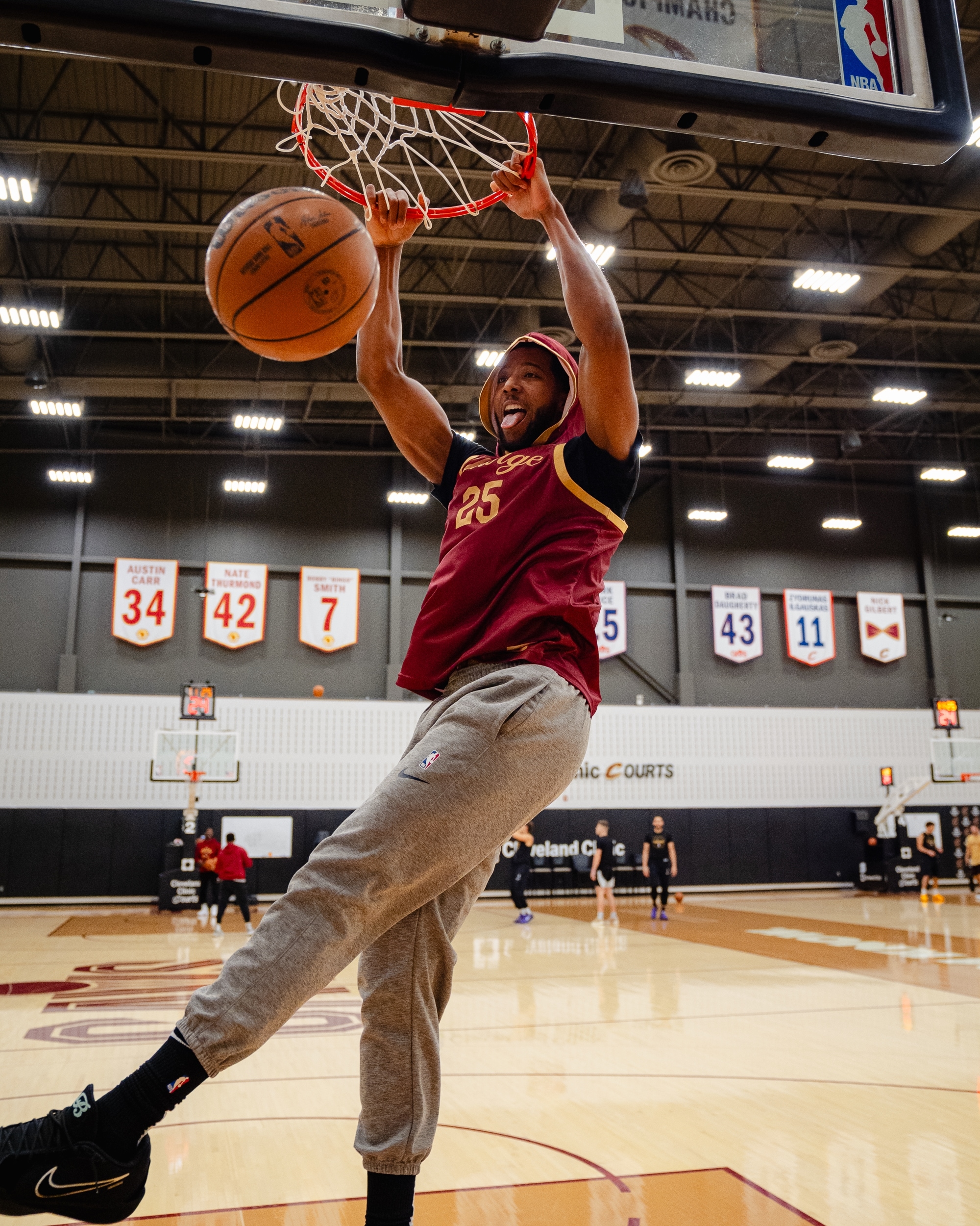 #31 Chaney Johnson in Charge hooded jersey giveaway