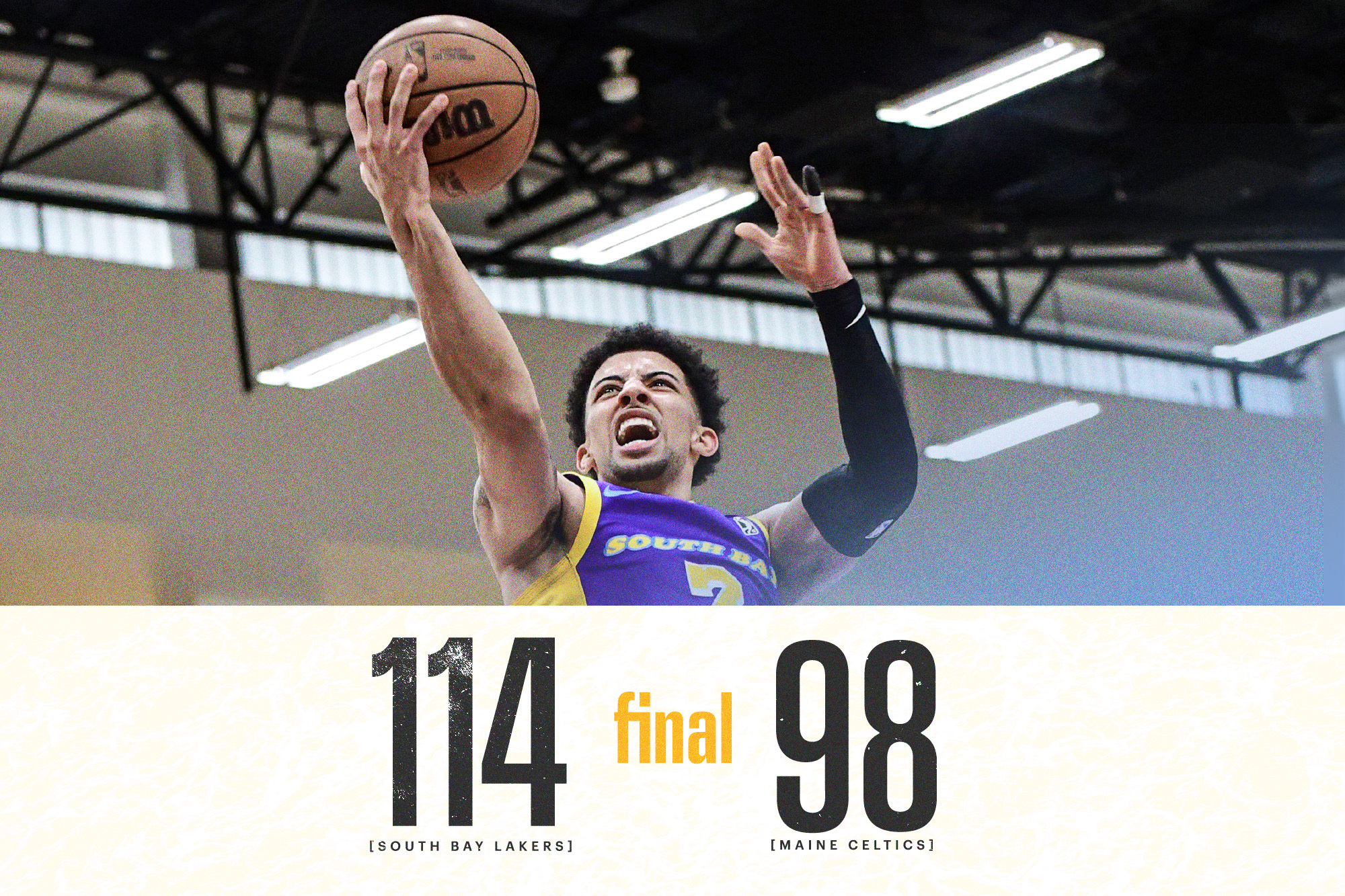 South Bay Lakers 114, Maine Celtics 98 - 3/04/23