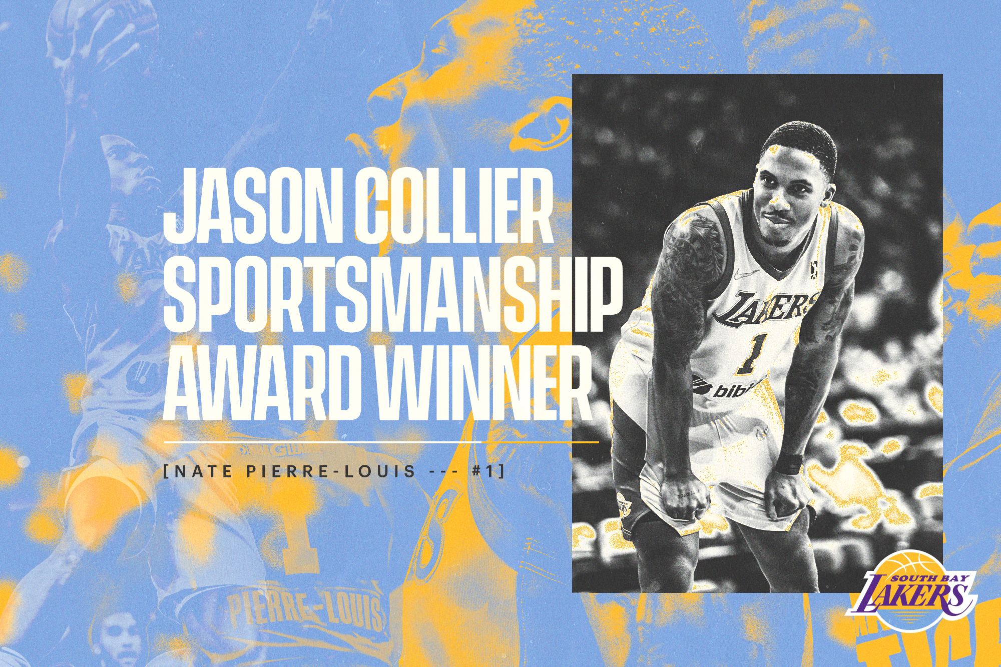Nate Pierre-Louis - Jason Collier Sportsmanship Award Winner