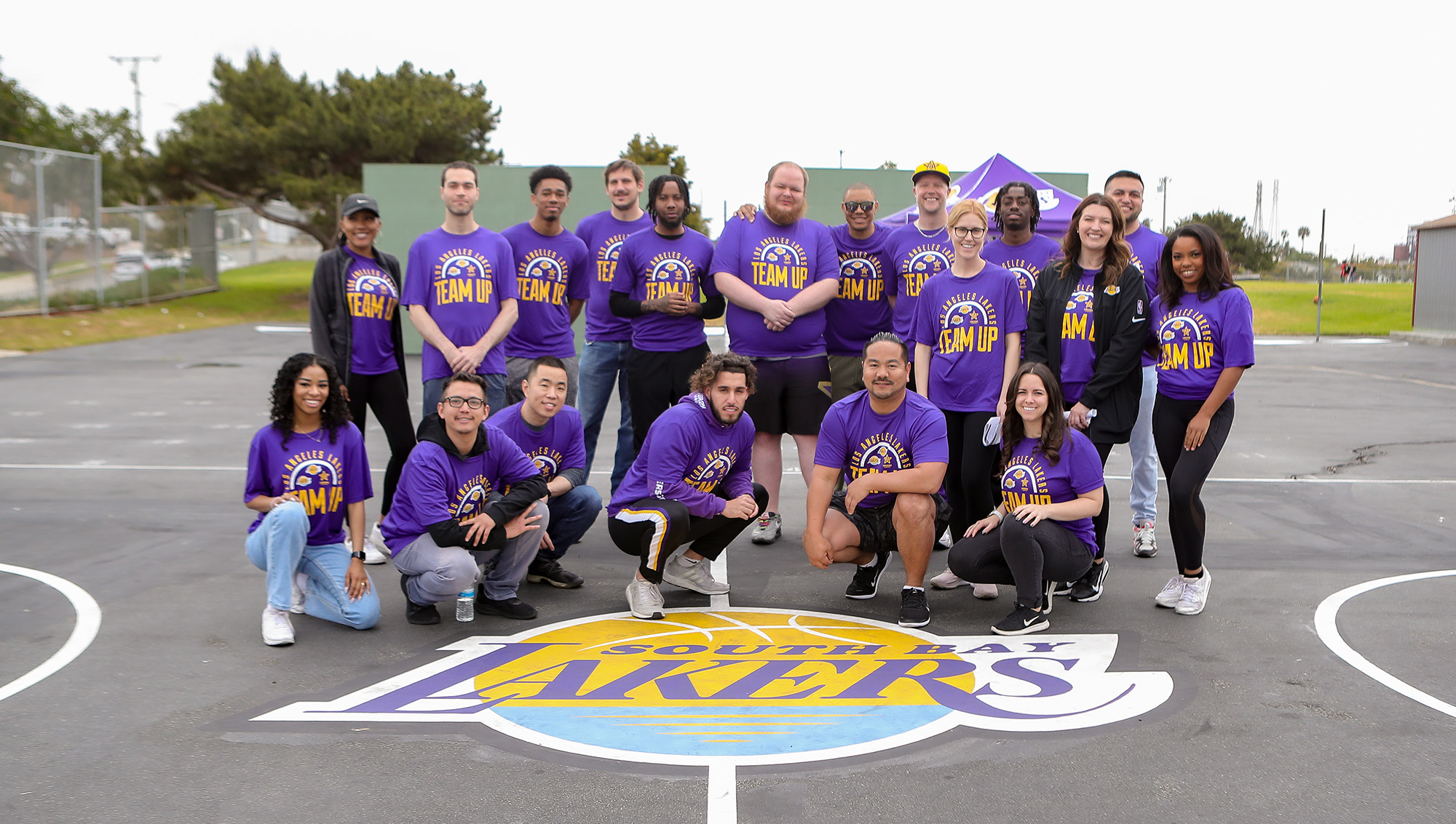 South Bay Lakers Wraps up Season with Beautification Project at Center Street School