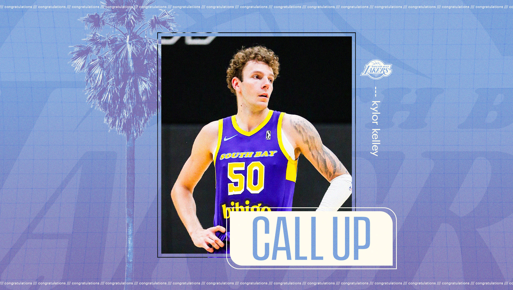 SOUTH BAY LAKERS CENTER KYLOR KELLEY EARNS NBA CALL-UP WITH DALLAS MAVERICKS