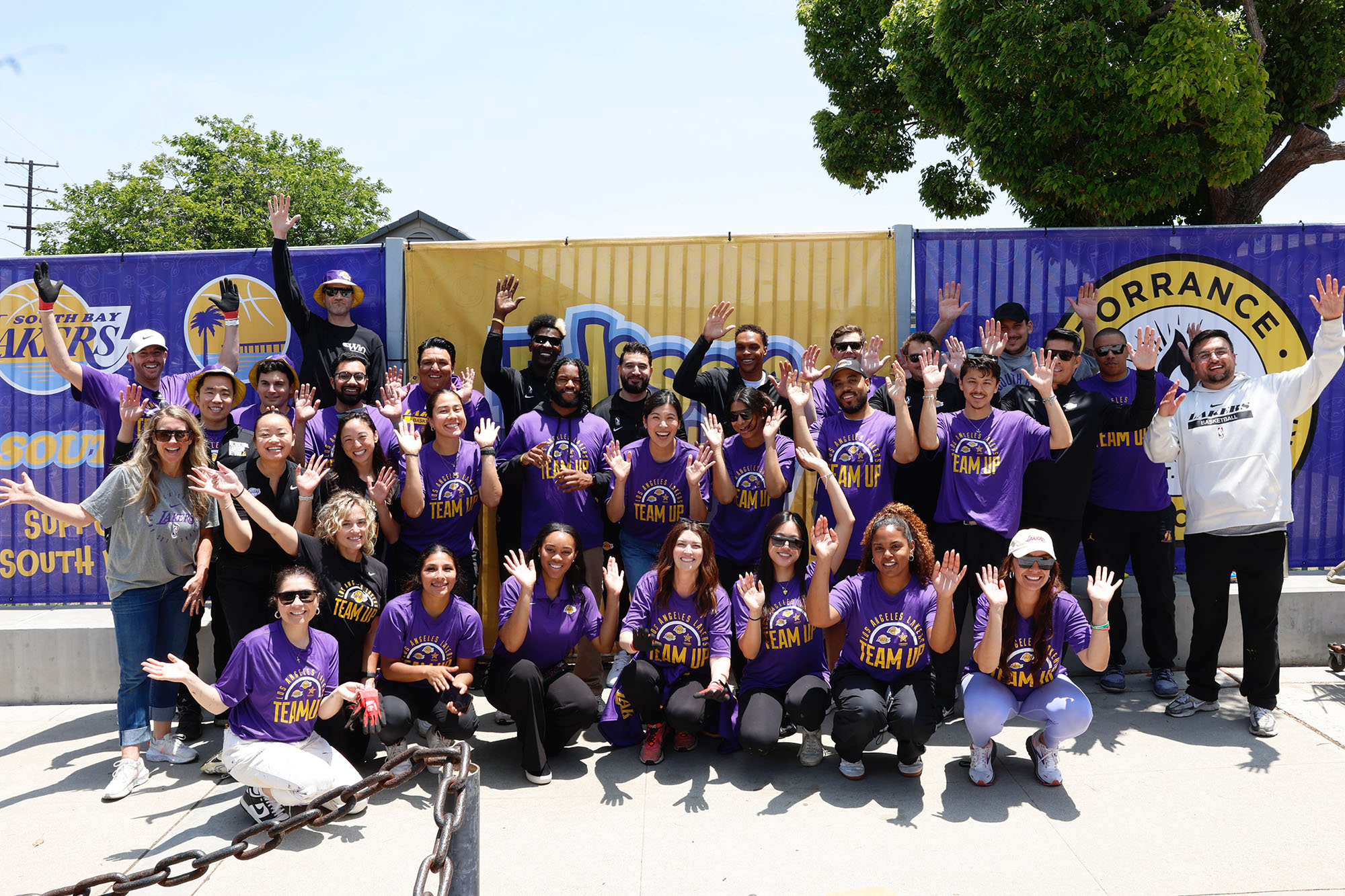 South Bay Lakers Team Up