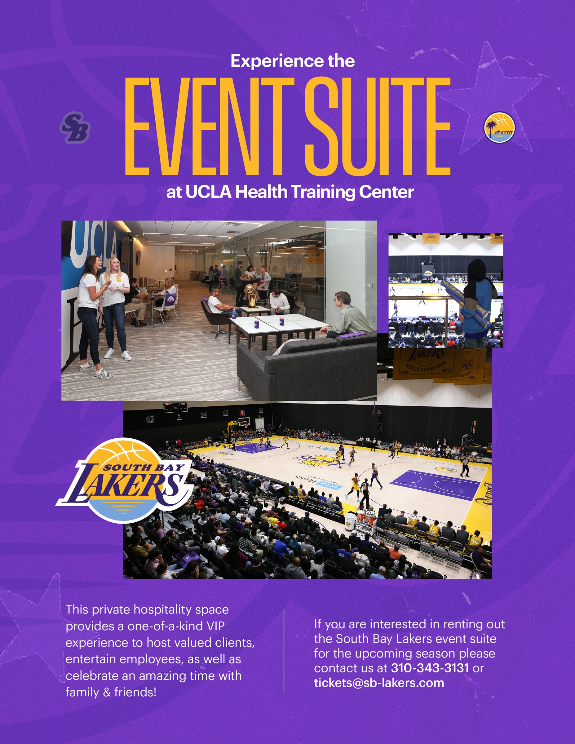 South Bay Lakers 2025-26 Event Suite