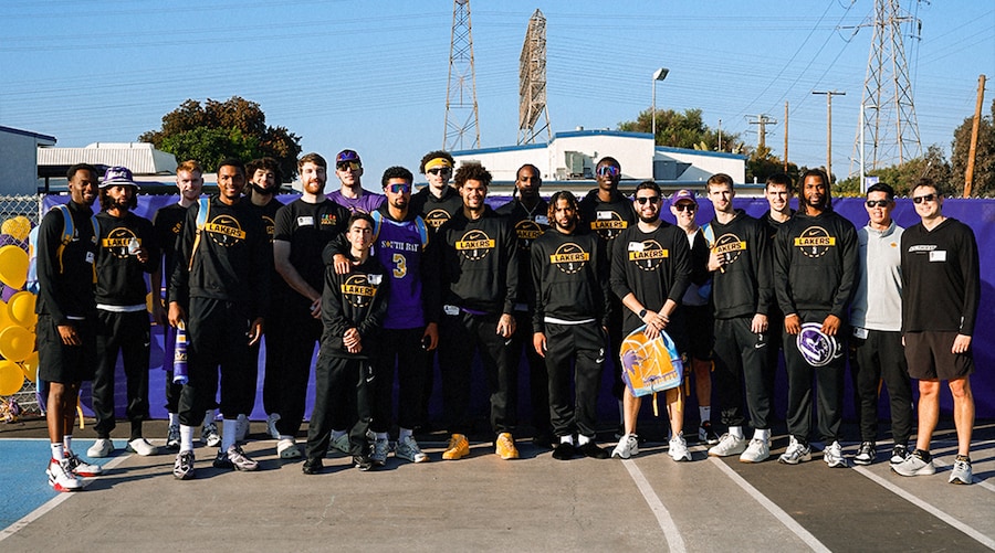 South Bay Lakers Tip Off 2025-26 Season with Fan Fest at Local Elementary School