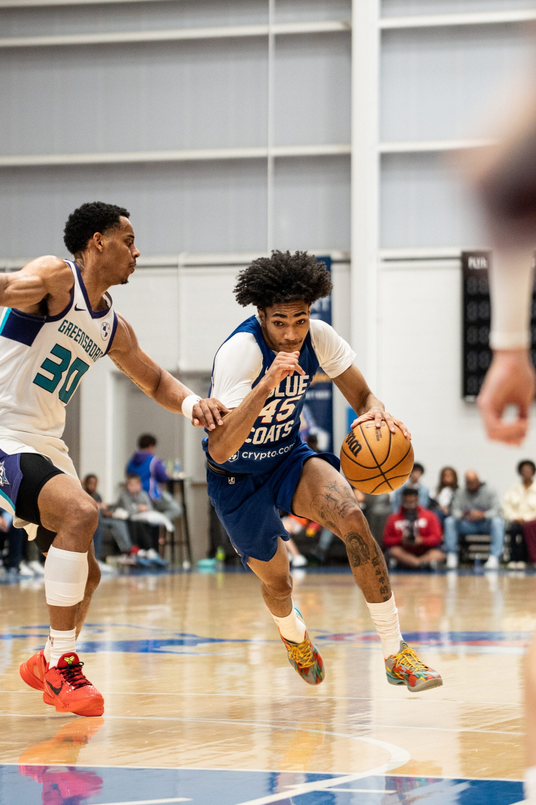 BLUE COATS FALL TO SWARM, 145-129 - Delaware Blue Coats