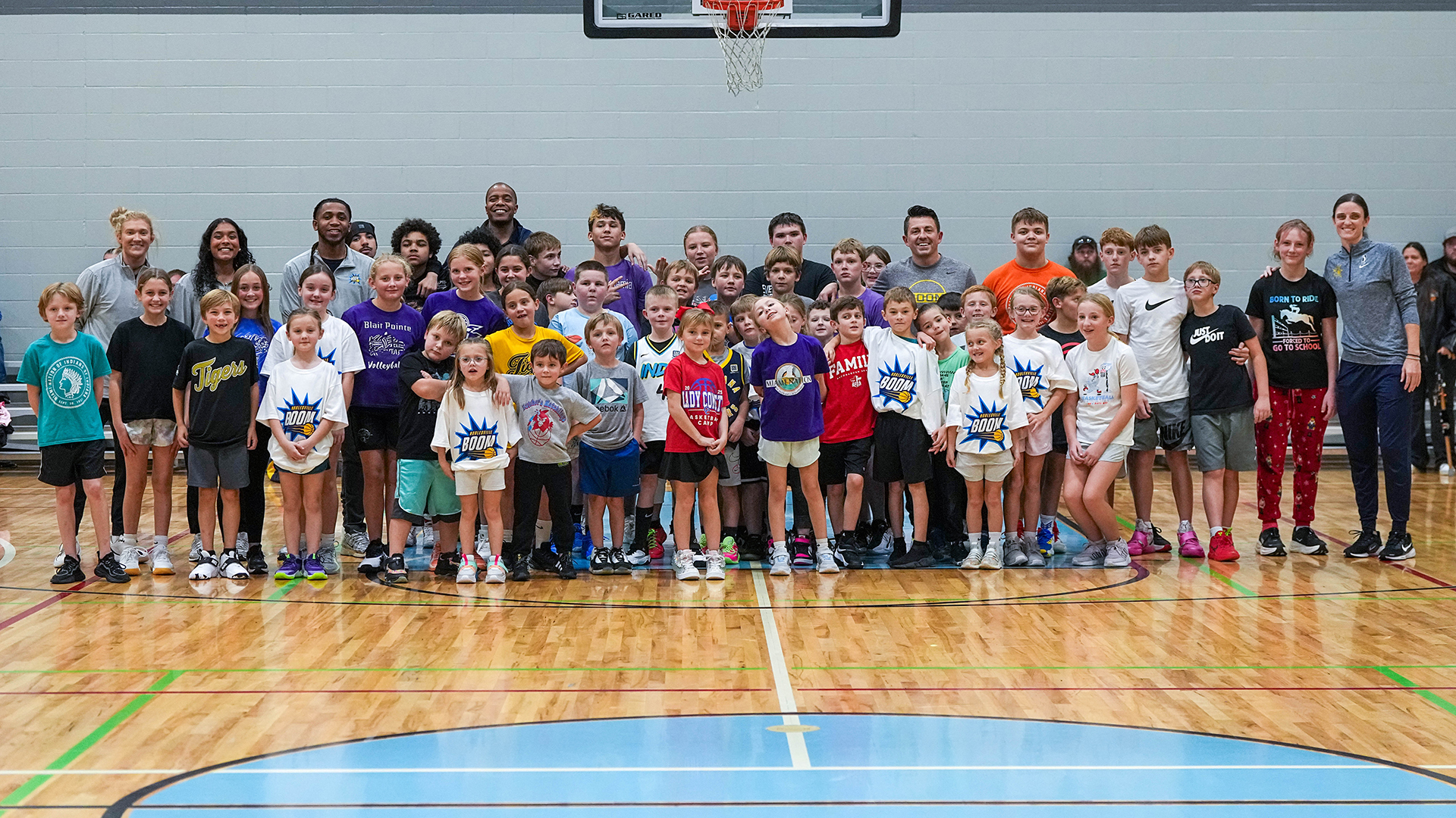 Noblesville Boom Youth Basketball Clinic in Peru