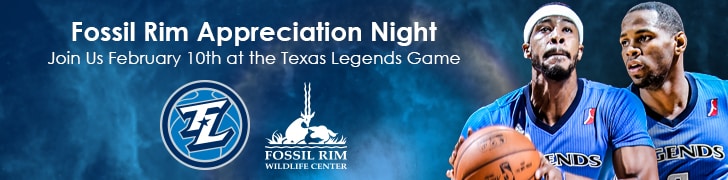 Fossil Rim Appreciation Night - Texas Legends