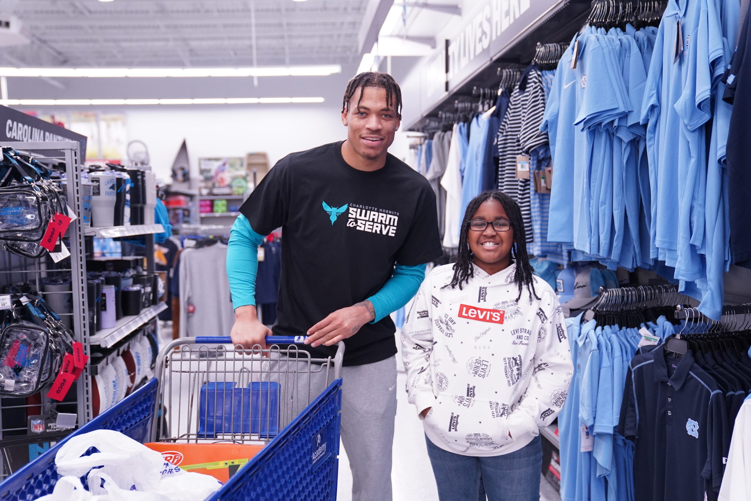 Greensboro Swarm Partner With Academy Sports + Outdoors to Host Annual Shopping Spree - Greensboro Swarm