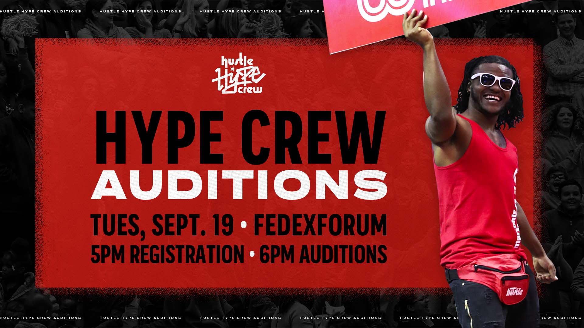 Hustle Hype Crew 2023/24 Auditions - Tuesday., Sept. 19 | Registration, 5PM | Auditions, 6PM