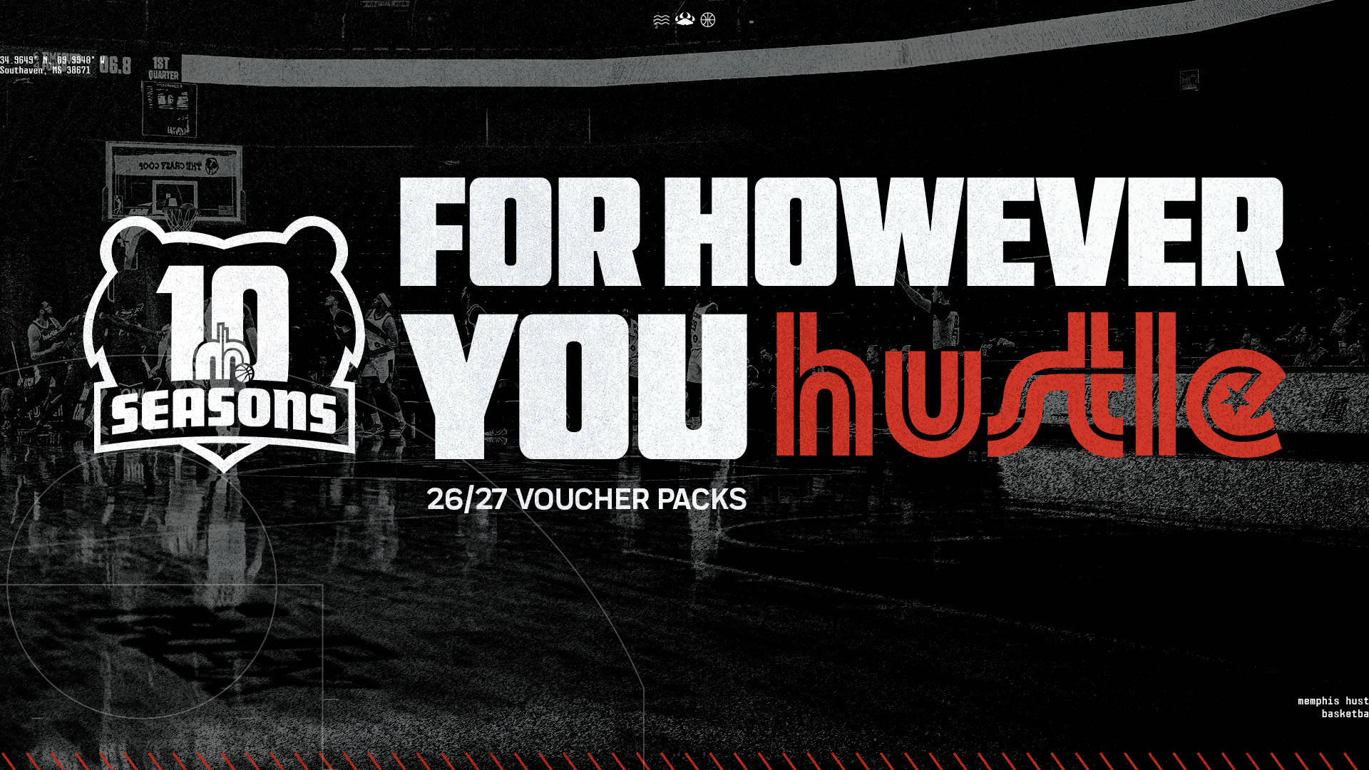 2026-27 Memphis Hustle Ticket Voucher Packs