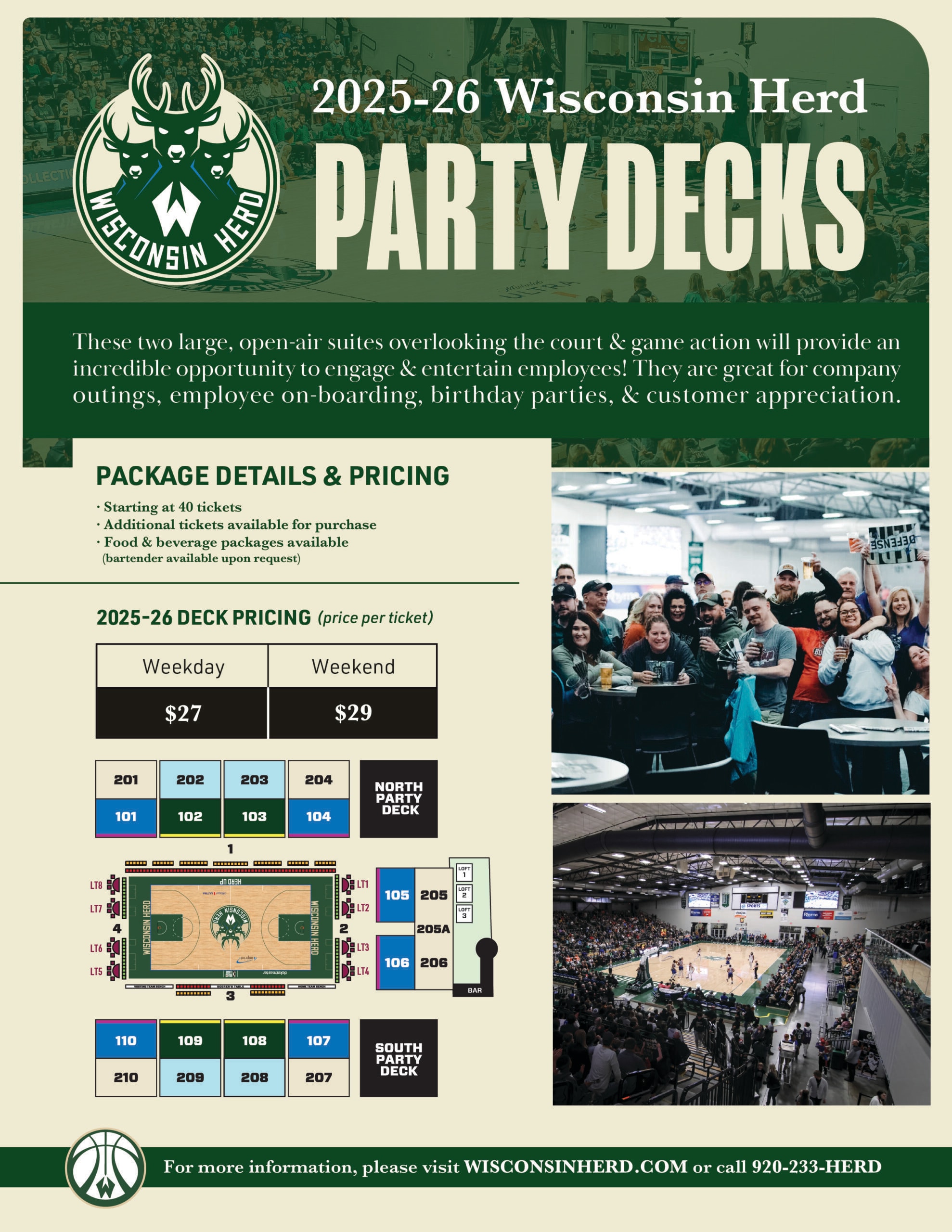 Wisconsin Herd Party Deck