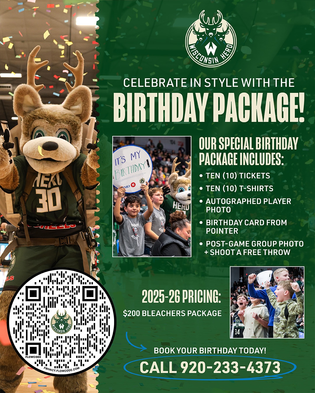 Wisconsin Herd Birthday Package
