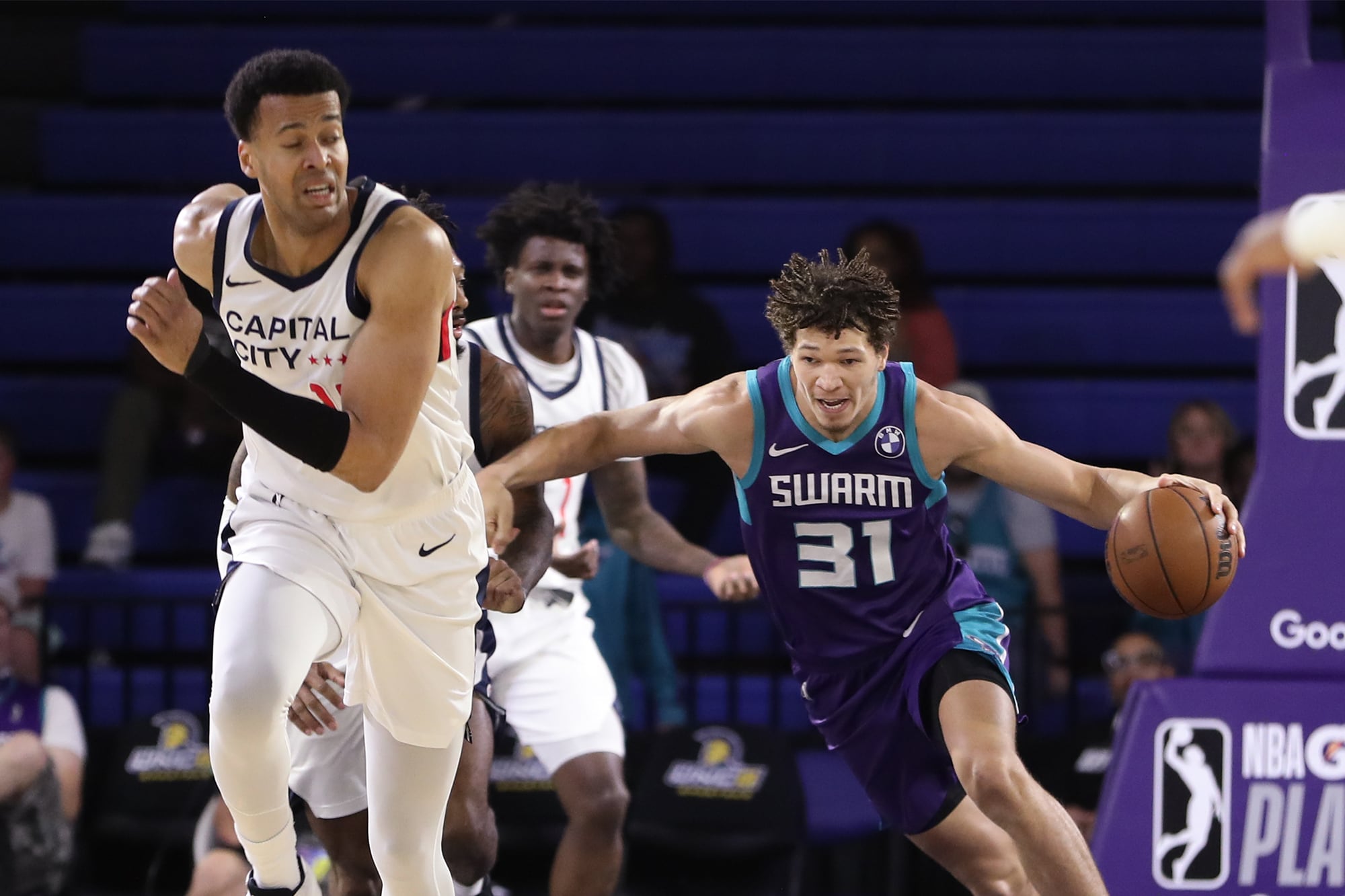 COATS WIN FOURTH STRAIGHT; 101-93 OVER GO-GO - Delaware Blue Coats